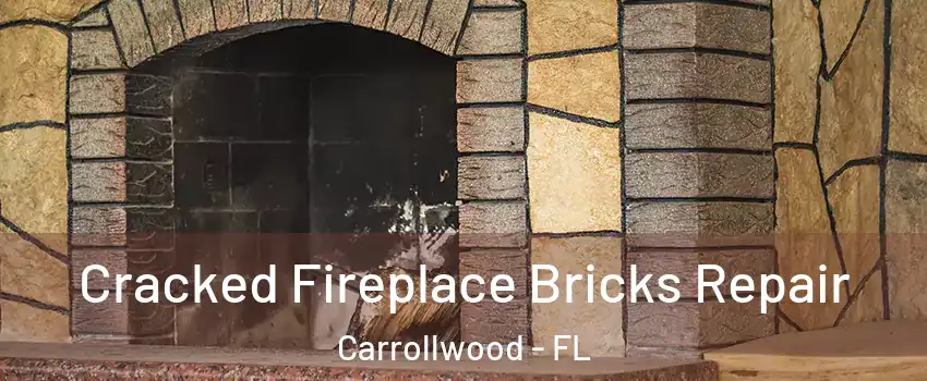  Cracked Fireplace Bricks Repair Carrollwood - FL