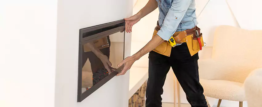 Metal Fireplace Installation in Carrollwood, Florida