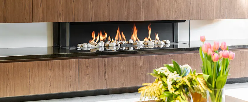 Double-height Fireplace Design Refurbishment in Carrollwood, Florida