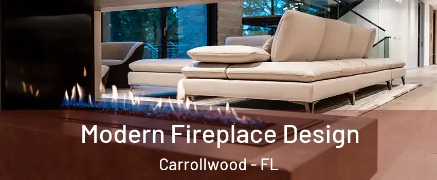  Modern Fireplace Design Carrollwood - FL