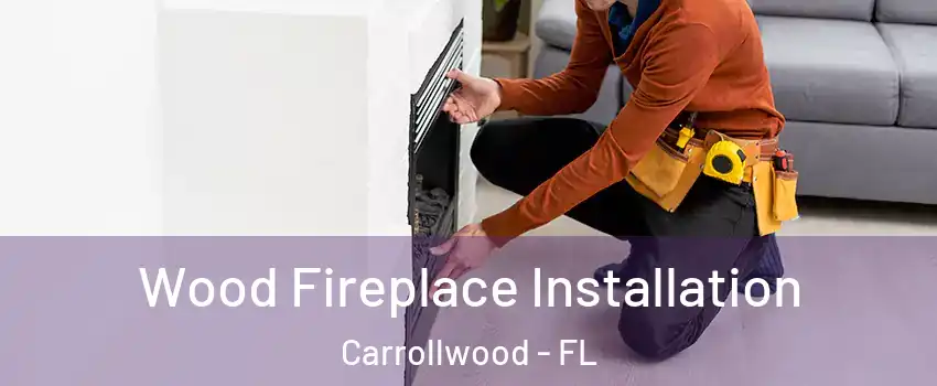  Wood Fireplace Installation Carrollwood - FL